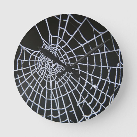 Cobweb Ronde Klok (Voorkant)