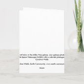 Cobweb Stars Card Kaart (Achterkant)