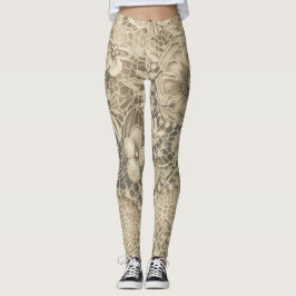 "Cobweb wit  kant" Leggings