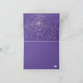 Cobwebs and White Spiders Dank je wel Kaart (Binnen)