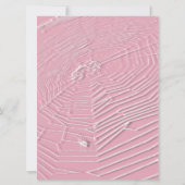 Cobwebs and White Spiders Wedding Invitation Kaart (Achterkant)
