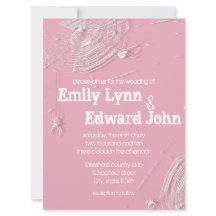 Cobwebs and White Spiders Wedding Invitation