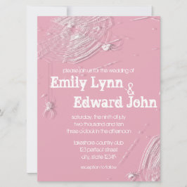 Cobwebs and White Spiders Wedding Invitation Kaart