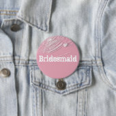 Cobwebs en White Spiders Bridesmaid Ronde Button 7,6 Cm (In situ)