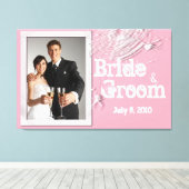 Cobwebs en White Spiders Wedding Keepomwille Canva Canvas Afdruk (Insitu (Houten vloer))