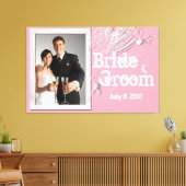 Cobwebs en White Spiders Wedding Keepomwille Canva Canvas Afdruk (Insitu (Woonkamer))