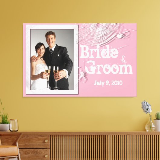 Cobwebs en White Spiders Wedding Keepomwille Canva Canvas Afdruk (Insitu (Woonkamer))