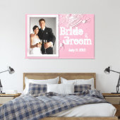 Cobwebs en White Spiders Wedding Keepomwille Canva Canvas Afdruk (Insitu (Slaapkamer))