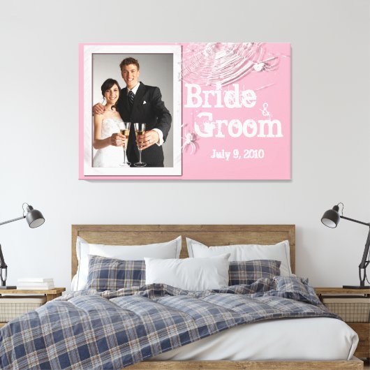 Cobwebs en White Spiders Wedding Keepomwille Canva Canvas Afdruk (Insitu (Slaapkamer))