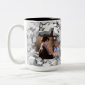 coc tweekleurige koffiemok (Links)