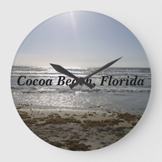 Coca Beach Clock Grote Klok (Voorkant)
