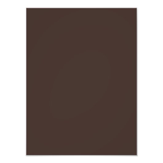 Coca Brown Solid Trend Color Achtergrond Foto Afdruk (Voorkant)