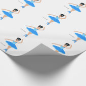 Coca Cuties Ballerina Blue Cadeaupapier (Hoek)