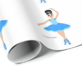 Coca Cuties Ballerina Blue Cadeaupapier (Rol Hoek)