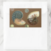 Coca Shell Rechthoekige Sticker (Tas)