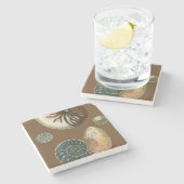 Coca Shell Stenen Onderzetter (Zijkant)