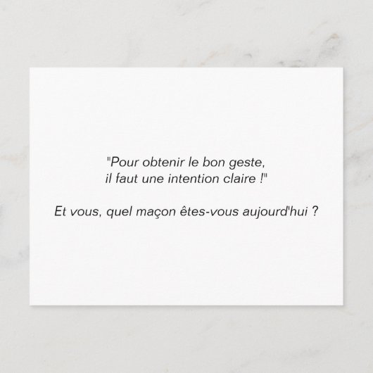 Cocaching Card: "De drie mazen" Briefkaart (Achterkant)