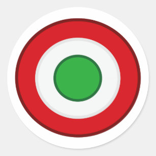 Coccarda Coppa Italia, Italië Ronde Sticker