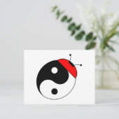 coccinelle harmonia briefkaart (Staand voorkant)