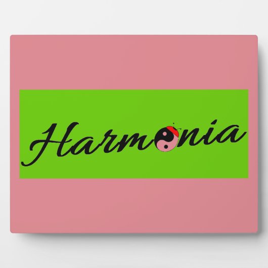 Coccinelle Harmonia zen Fotoplaat (Voorkant)