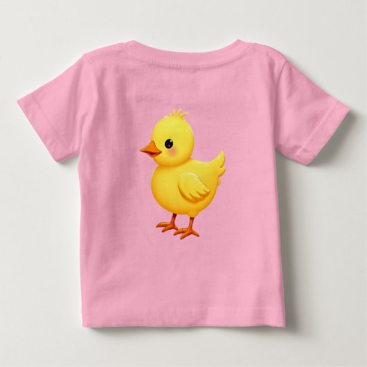 Coccinelle, slanke T-shirt voor baby's (Achterkant)