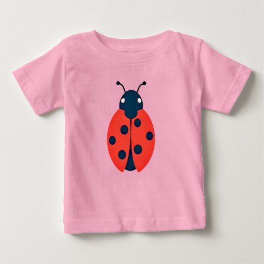 Coccinelle, slanke T-shirt voor baby's (Voorkant)
