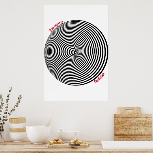 Cocentrische Poster (Keuken)