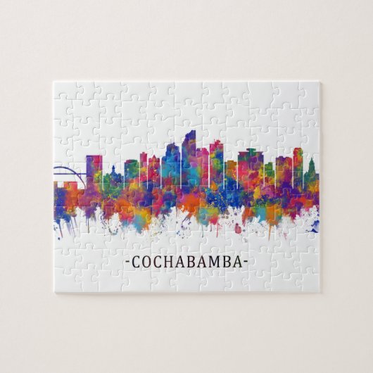 Cochabamba Bolivia Skyline Legpuzzel (Horizontaal)