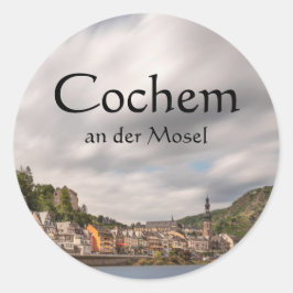 Cochem an der Mosel - Duitsland Ronde Sticker