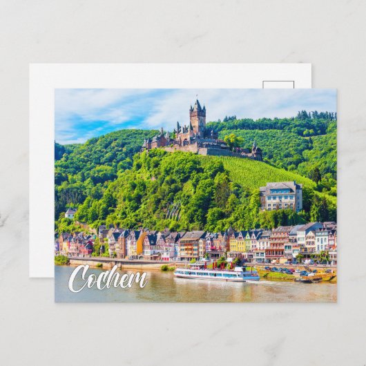 Cochem Castle, Germany Briefkaart (Voorkant / Achterkant)