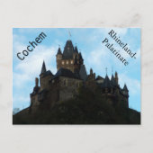 Cochem Castle in Duitsland Briefkaart (Voorkant)