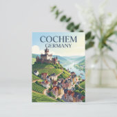 Cochem Duitsland Briefkaart (Staand voorkant)