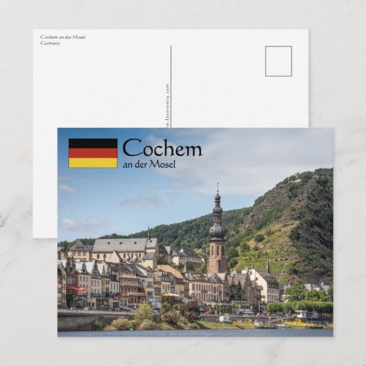 Cochem Duitsland Briefkaart (Voorkant / Achterkant)