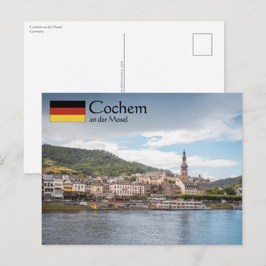 Cochem Duitsland Briefkaart (Voorkant / Achterkant)
