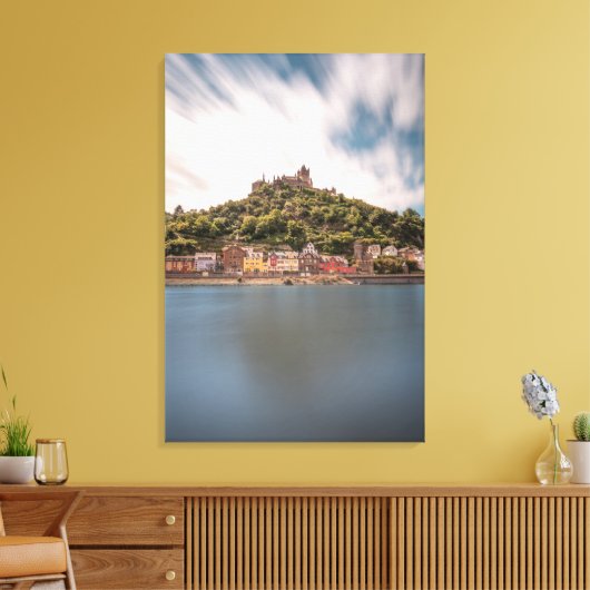Cochem Duitsland Canvas Afdruk (Insitu (Woonkamer))