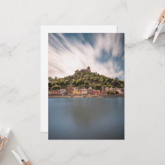 Cochem Duitsland Kaart (Voorkant / Achterkant in situ)