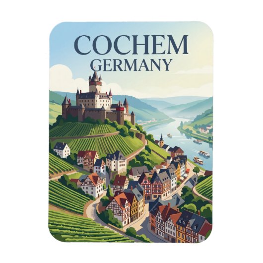 Cochem Duitsland Magneet (Verticaal)