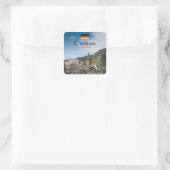 Cochem Duitsland Souvenir Vierkante Sticker (Tas)