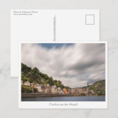 Cochem Mosel Duitsland Briefkaart (Voorkant / Achterkant)