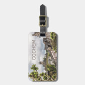 Cochem Moselle Panorama Germany Souvenir Bagagelabel (Voorkant verticaal)