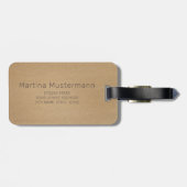 Cochem Moselle Panorama Germany Souvenir Bagagelabel (Achterkant horizontaal)