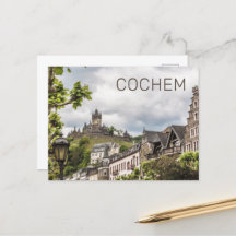 Cochem Moselle Panorama Germany Souvenir