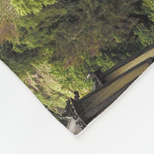 Cochem Moselle Panorama Germany Souvenir Fleece Deken (Hoek)