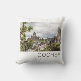 Cochem Moselle Panorama Germany Souvenir Kussen