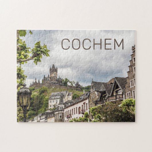 Cochem Moselle Panorama Germany Souvenir Legpuzzel (Horizontaal)