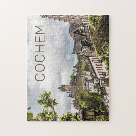 Cochem Moselle Panorama Germany Souvenir Legpuzzel (Verticaal)