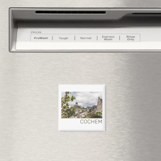 Cochem Moselle Panorama Germany Souvenir Magneet (Insitu (Vaatwasser))