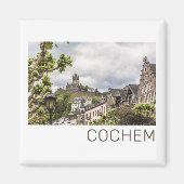 Cochem Moselle Panorama Germany Souvenir Magneet (Voorkant)