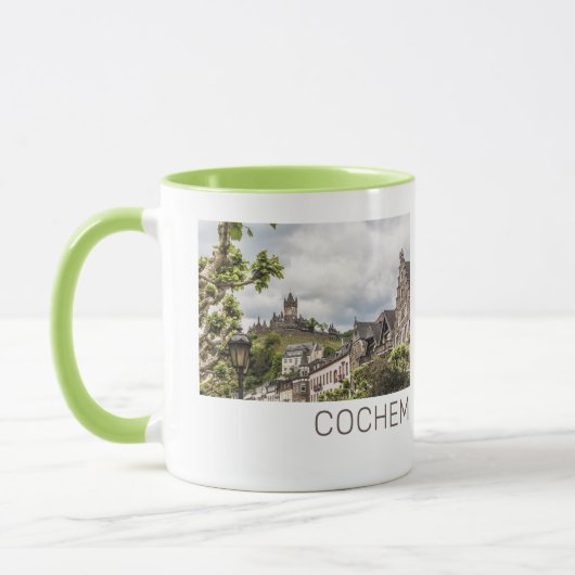 Cochem Moselle Panorama Germany Souvenir Mok (Links)