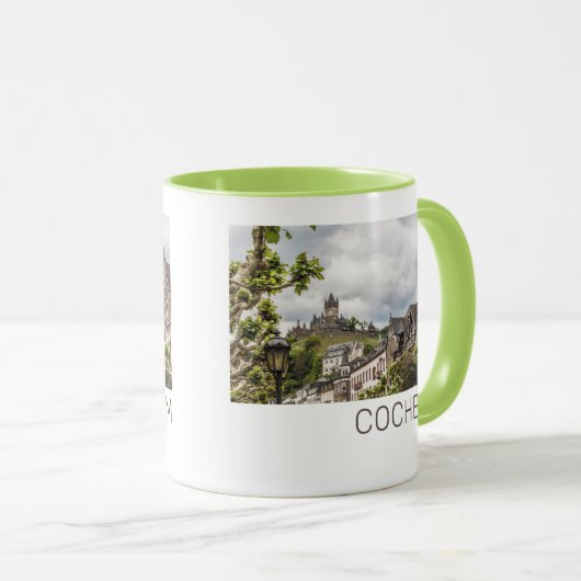 Cochem Moselle Panorama Germany Souvenir Mok (Voorkant rechts)